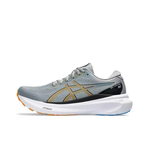 Asics Gel Kayano 30 Устойчивый к истиранию Дышащие Низкие Кроссовки для Бега Мужские Серые