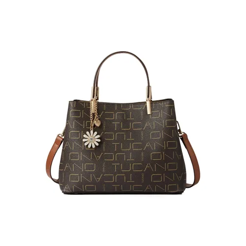 TUCANO Сумка через плечо из ПВХ Сумка среднего размера Женская Кофейного цвета