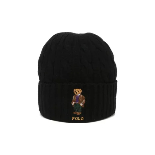 Polo Ralph Lauren Шерсть Кашемир Шапки-бини Унисекс Черный
