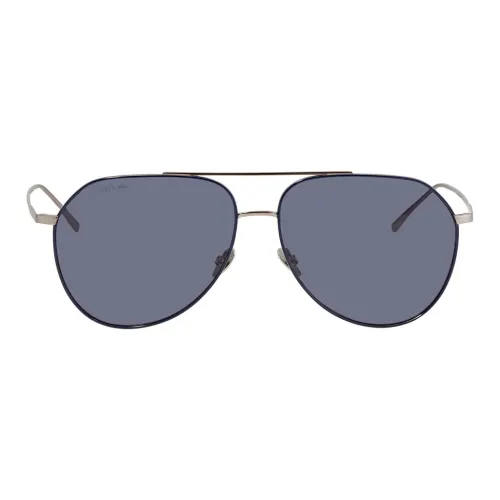 LACOSTE Металл Aviator Солнцезащитные очки Унисекс Серебряный