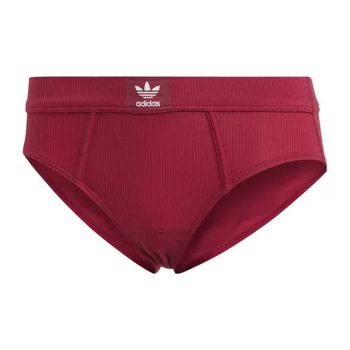 Adidas Originals ADICOLOR FLEX RIBBED Cotton BIKINI PANTS Underwear Women's 1 Pack Red