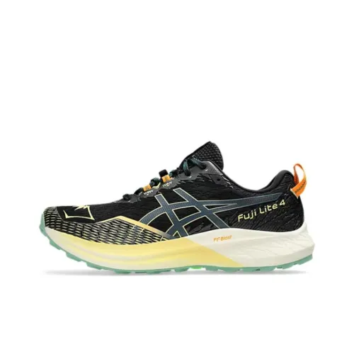 Asics Fuji Lite 4 Беговые кроссовки Низкий Топ Черный Мужской
