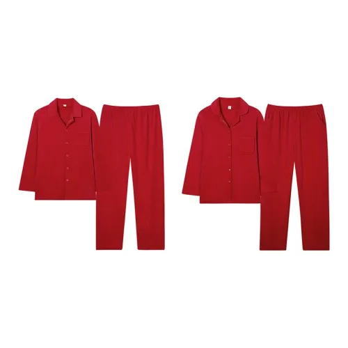 Sha Qian Пижамный комплект Зимний Унисекс