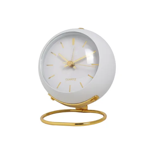 Nolros Металлический Будильник Унисекс Белый