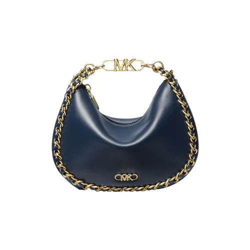 MICHAEL KORS Sheepskin Одно Плечо Сумка Маленькая Женская Морской Синий