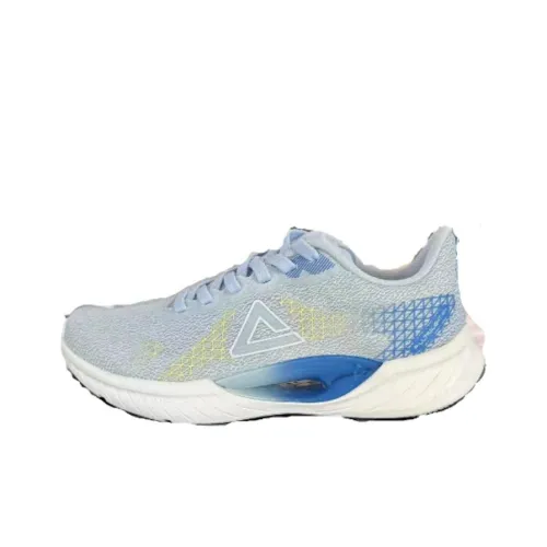 PEAK Износостойкие Дышащие Низкие Кроссовки для Бега Унисекс Синие