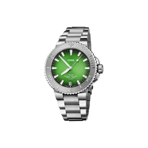 Oris Автоматический Механический Механизм Мужские Часы 43,5 мм Зеленый