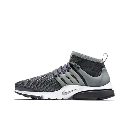 Nike Air Presto Flyknit Ultra Износостойкий и Легкий MID Топ Повседневная обувь Унисекс Серый