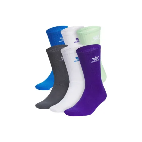 Adidas Originals TREFOIL CREW Носки 6 пар носки до колена мужские 6 пар