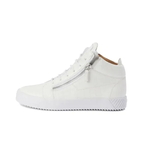 Giuseppe Zanotti GZ Kriss Высокие Кроссовки для скейтбординга Мужские Белые