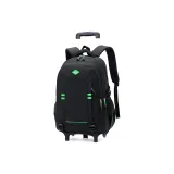 Чёрный, зелёный, двухколёсный.