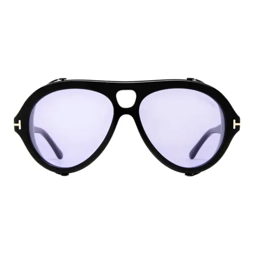 TOM FORD Ацетат Aviator Солнцезащитные очки Мужские Черные