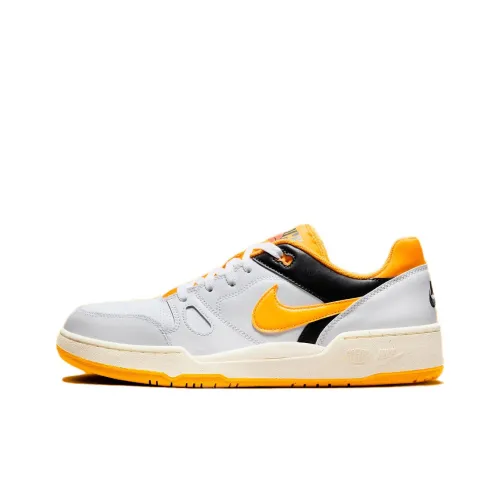 Nike Full Force Скейтборд Кроссовки Низкие Белые Желтые Мужские