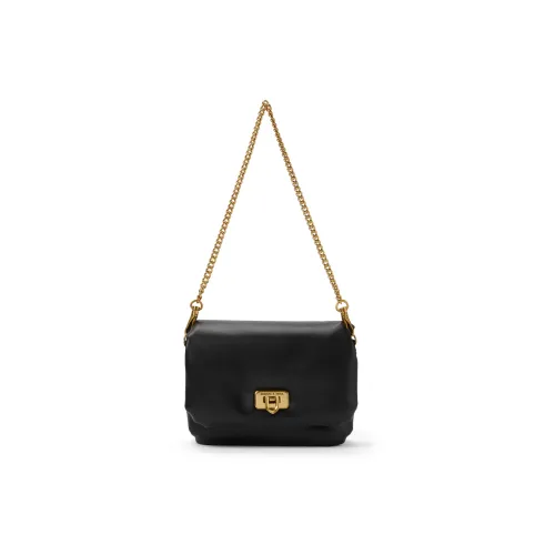 CHARLES KEITH ПУ (полиуретан) Сумка через плечо Маленькая Женская Черная Ивовая Коричневая Глубокий черный