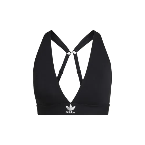 Adidas Originals Adicolor Comfort Flex Cotton Бюстгальтер Нижнее белье Бюстгальтер Женский Черный
