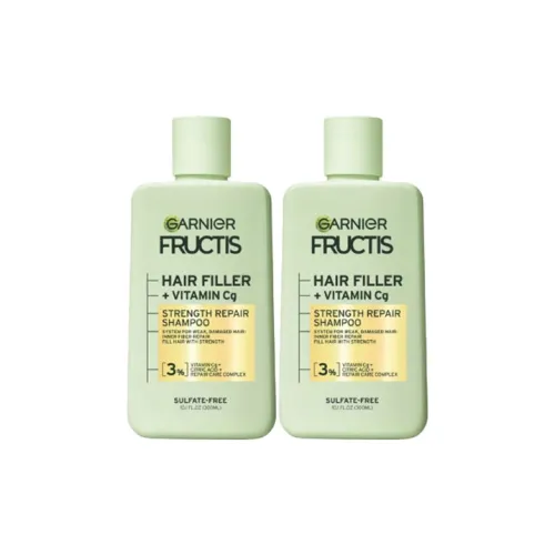 GARNIER Vitamin C Ремонт Шампунь Укрепляющий Волосы Цвет И Сияние 300 мл*2