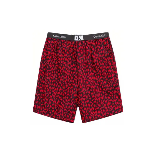 Calvin Klein CK96 серия Черный с Красным Мужские боксер-шорты