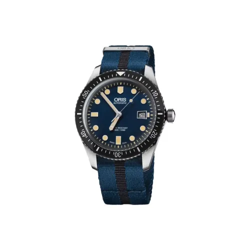 Oris Diving Collection Автоматический Механический Механизм Мужские Часы Часы 42 мм Синий Циферблат