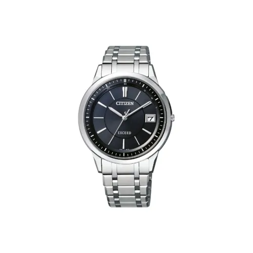 CITIZEN Солнечный Кварцевый Механизм Титан Ремешок Часы 38 мм Унисекс Черный Циферблат EBG74 5025