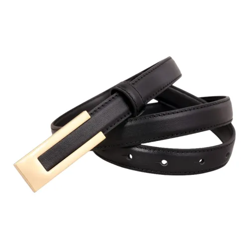 NOMK French Vintage Улучшенный текстурированный юбка украшение лицевая коровья кожа ремни женские ширина 2 см