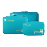 Озеро Синий Многоцветный Хранение Сумка 3 в 1 (1 Большой Размер + 1 Средний Размер + 1 Маленький Размер)