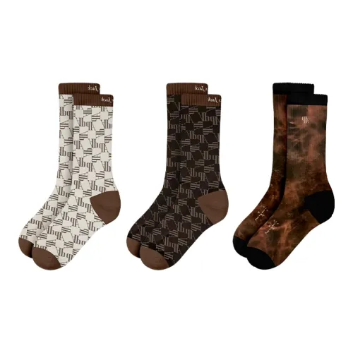 Travis Scott FW23 AUDEMARS PIGUET Коллаборация Носки Crew Унисекс 3 упаковки Смешанные цвета