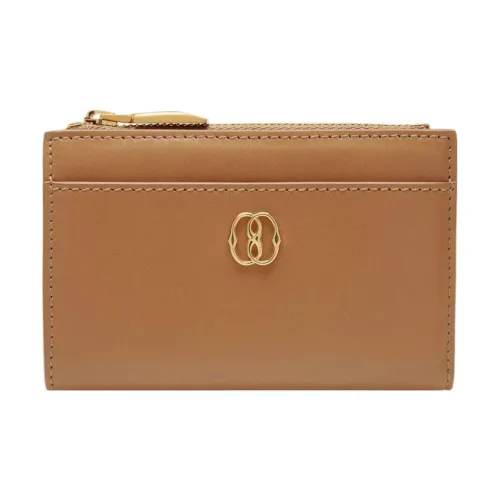 BALLY Кошелек из коровьей кожи держатель для карт женский коричневый