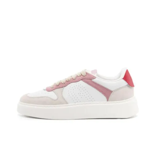 Furla Низкие Кроссовки для скейтбординга 3 см Женские Белые Розовые