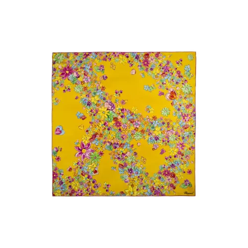 CHOPARD Шелковые шарфы Женские Желтые