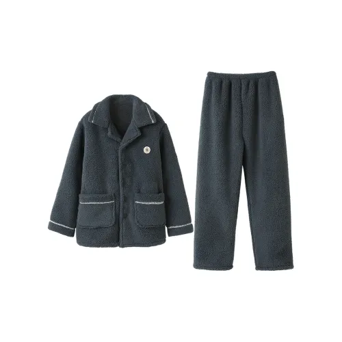 Huggy Kissy Синий Серый Мужской Пижамный Комплект