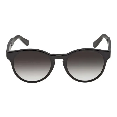 FERRAGAMO Пластик Круглые Солнцезащитные очки Женские Черные