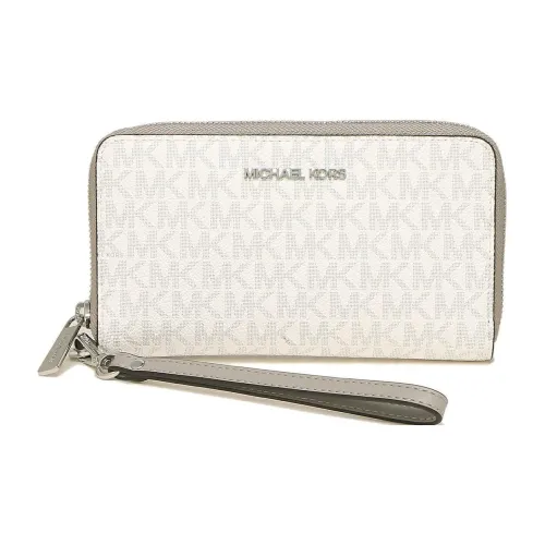 MICHAEL KORS Покрытый холст Кошелек Женские Ярко-белый