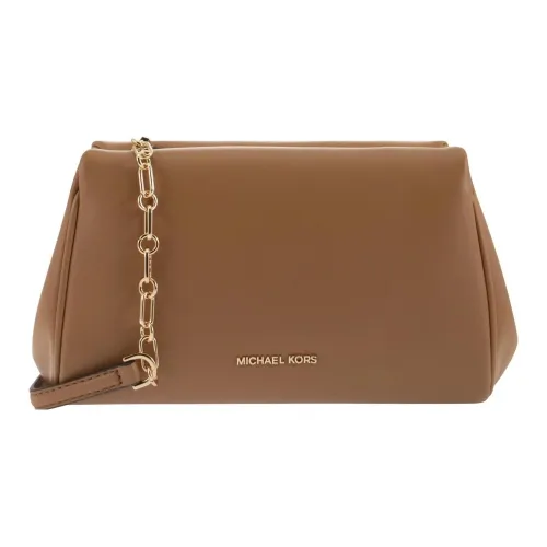 MICHAEL KORS Belle Кожаная Сумка через плечо Сумка на плечо Женская Коричневая