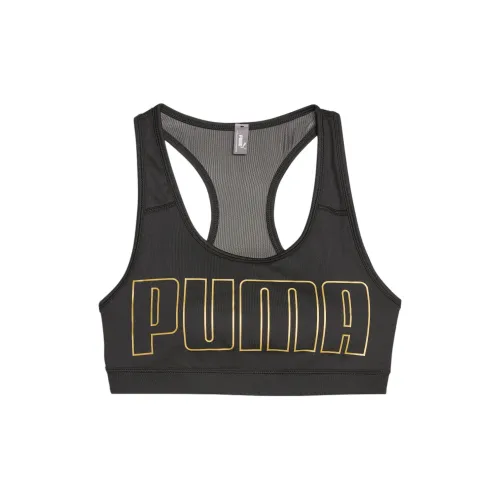 PUMA Черные Женские Бюстгальтеры