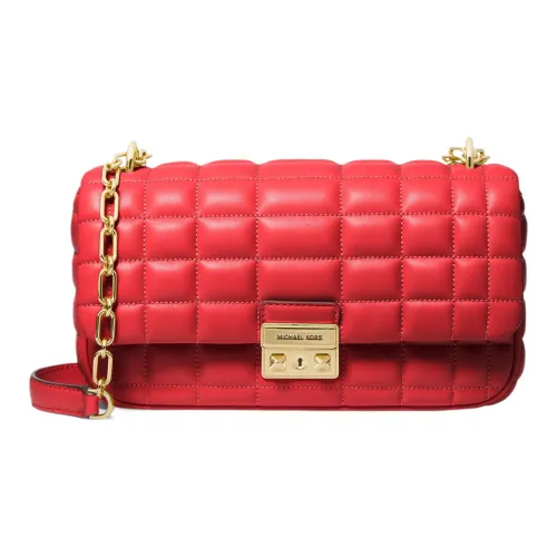 MICHAEL KORS Sheepskin Pillow Bag Handbag Shoulder Bag Women's Red