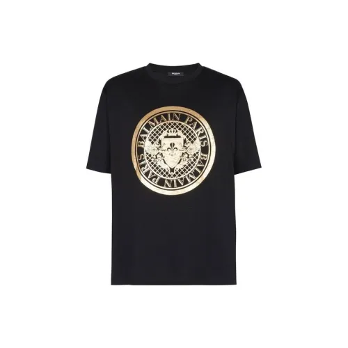 BALMAIN Мужские черные T-рубашки
