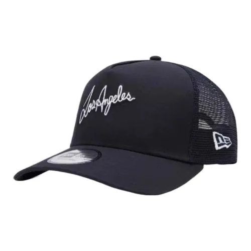 New Era Хлопковые кепки унисекс черные