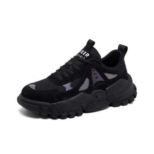 JEEP SPIRIT Низкий топ Повседневная обувь Женская Черная