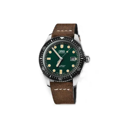 Oris Автоматический Механический Механизм Мужские Часы 42 мм Зеленый