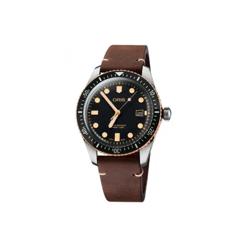 Oris Diving Collection Автоматический Механический Механизм Мужские Часы Часы 42 мм Черный Циферблат