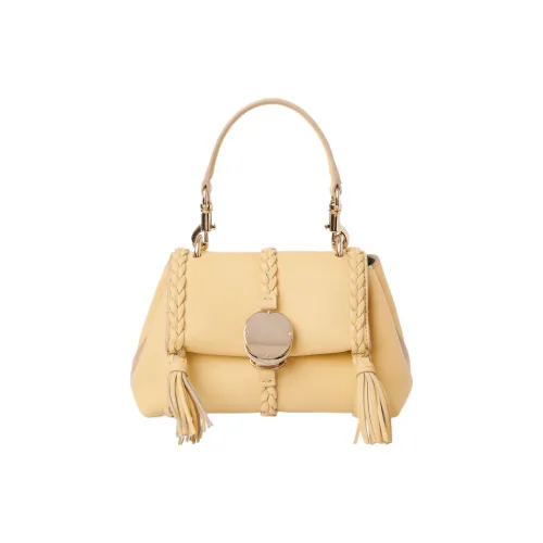 Chloe Penelope series с рельефной телячьей кожей сумка через плечо мини женская желтая