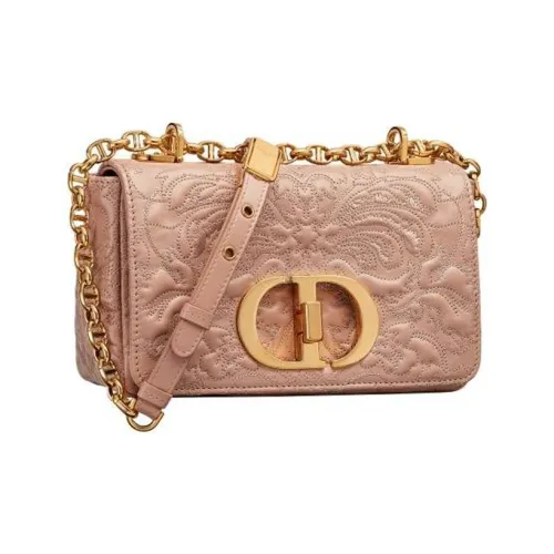 DIOR Caro Sheepskin Сумка через плечо Сумка через плечо Маленькая Женская Розовая