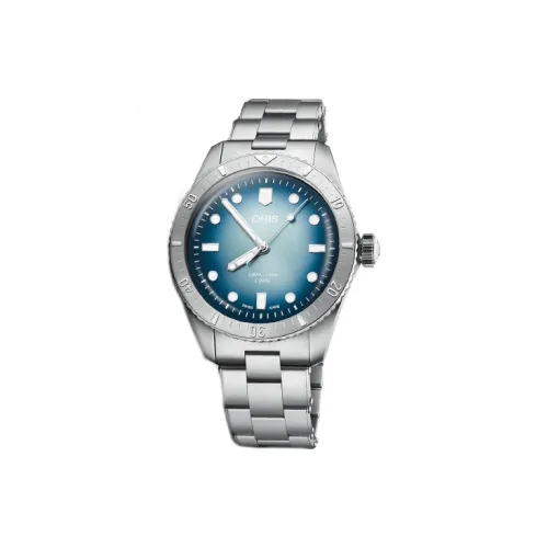 Oris Автоматический Механический Механизм Мужские Часы 38 мм Синий
