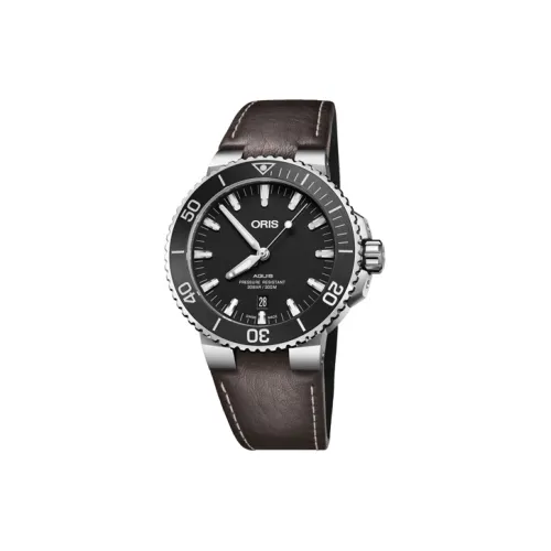 Oris Автоматический Механический Часы Мужские из Коллекции Diving 43,5 мм Черные