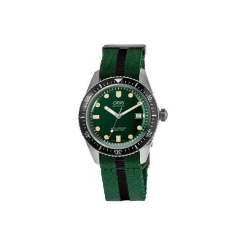Oris Автоматический Механический Механизм Мужские Часы 42 мм Зеленый