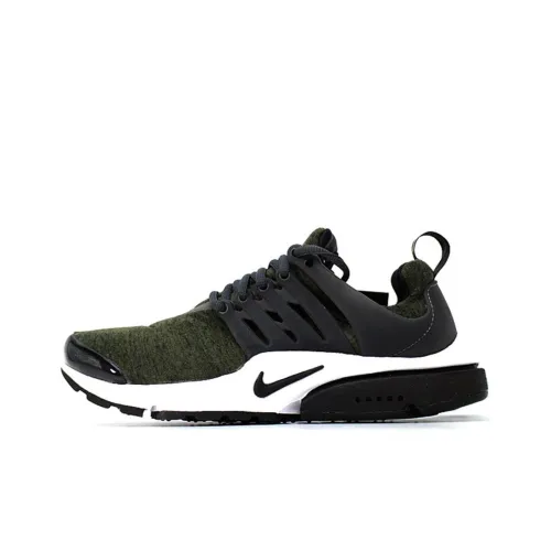 Nike Air Presto Амортизация Износостойкий Низкий Топ Повседневная Обувь Мужская Черный Зеленый