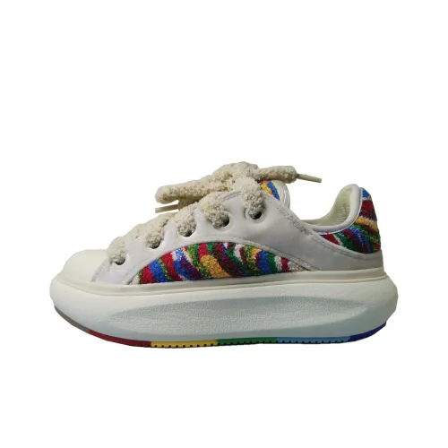 LINING Yun You C4D Амортизация Износостойкий Низкий Топ Casual Женский Бежевый Красный Желтый