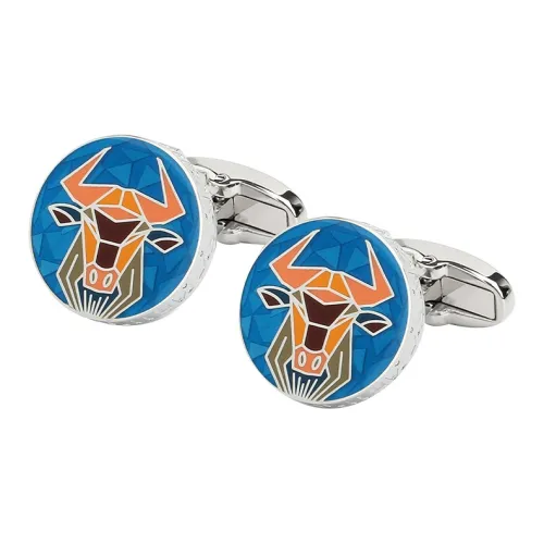 MUSTKOO Медный, Белая сталь, Эмаль, Запонки Мужские