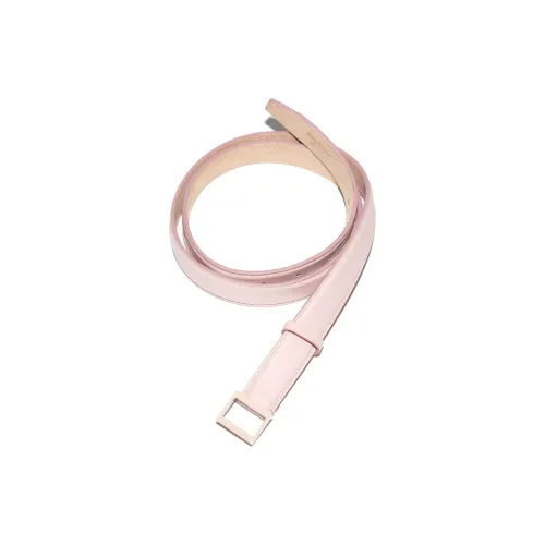 Acne Studios Stamped с логотипом Серебряный Квадрат плавная пряжка кожаные ремни женский розовый ширина 2,5 см