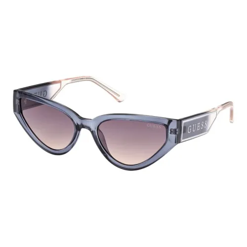 GUESS Кошачий глаз Солнцезащитные очки Женские Синий